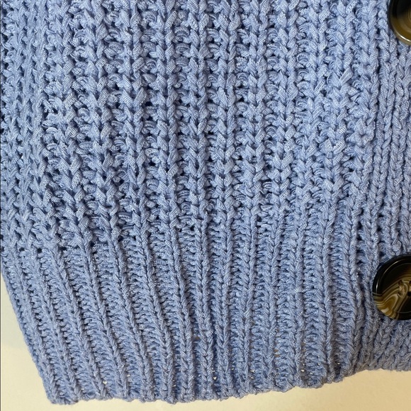 NWT. Sincerely Jules Boho Blue Drop Shoulder Cardigan Sweater. Large. - Picture 8 of 11